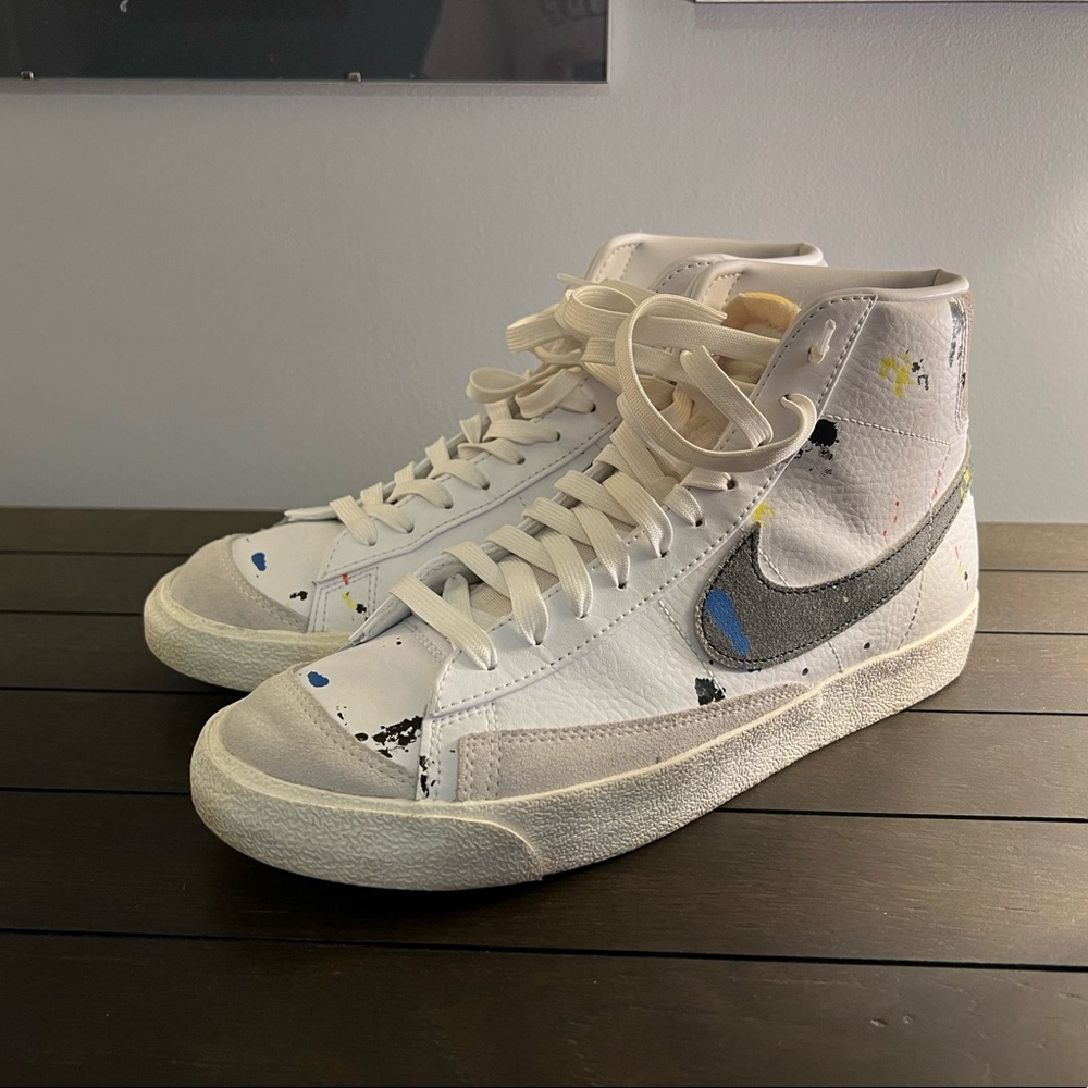 Mens Nike Blazer Paint Splatter